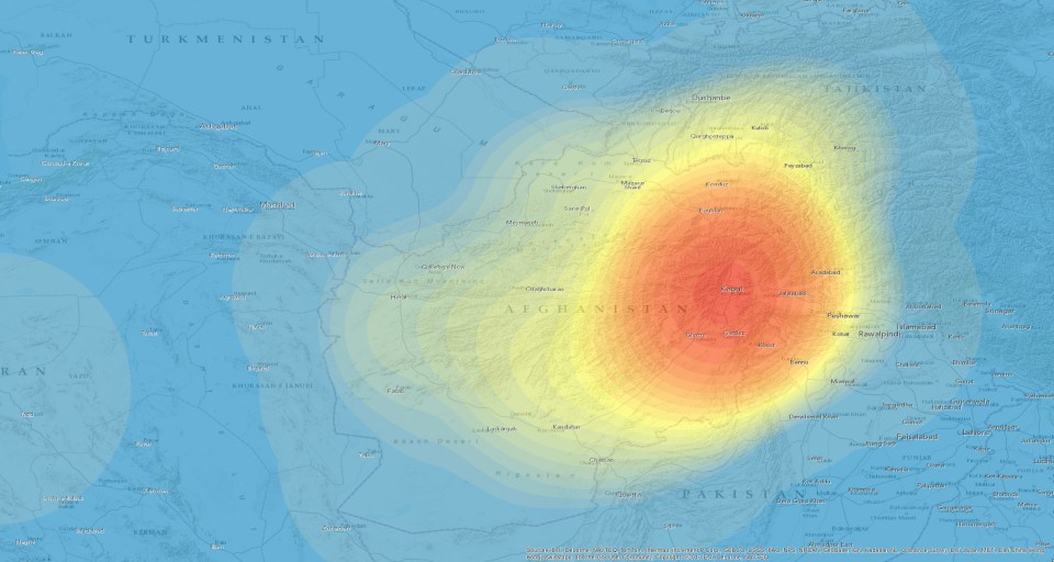 A "heat map" of state-led killing in Afghanistan during the spring and summer of 1979, one of many pieces of my new digital exhibit, "Shattering Afghanistan."